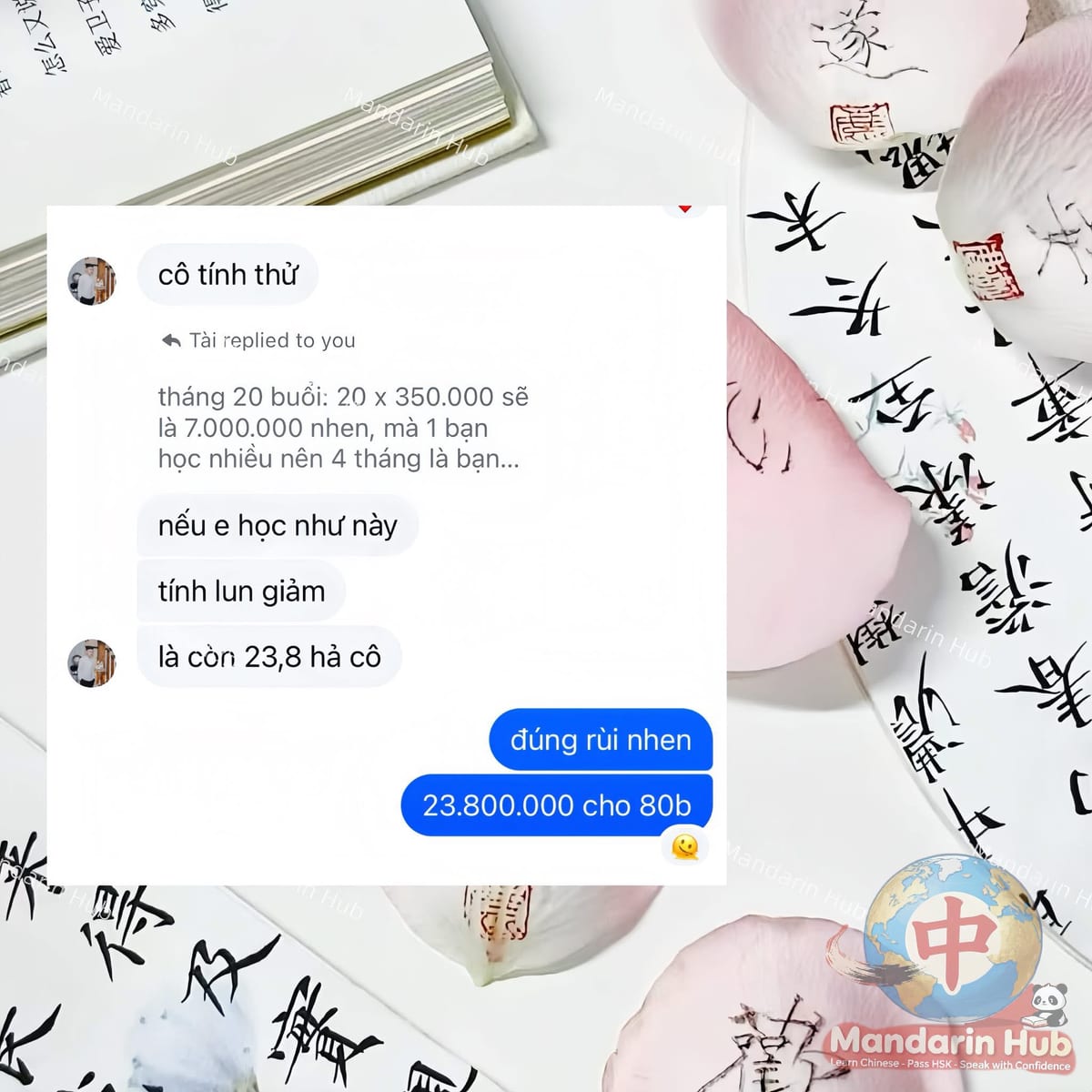 Phản hồi học viên 01